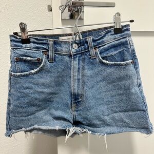 Abercrombie & Fitch 90s High Rise Cutoff Shorts